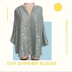 DVF Shimmer Blouse